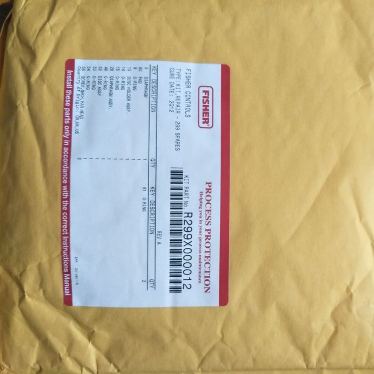  FISHER 299H/299HS调压阀减压阀费希尔维修包